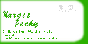 margit pechy business card